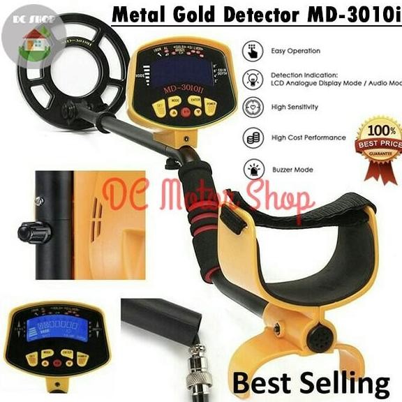 Detektor Emas Logam Gold Metal Detector Digital MD3010II MD3010 II