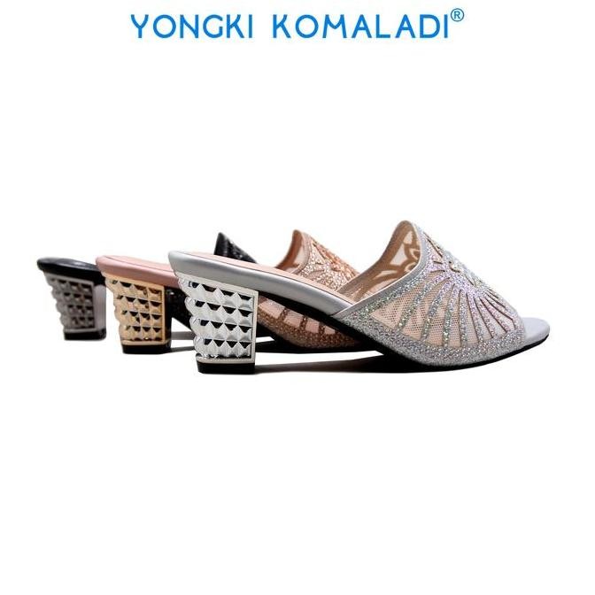 [ Original ] Yongki Komaladi Sandal Heels Ol-Ysl7066-24 Ladies Wanita