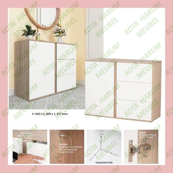 Meja Dispenser Tv Magic Com Akuarium Aquarium Bufet Buffet Putih Csd Termurah Best Quality 100% Orig