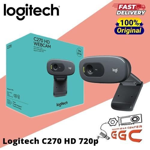 Logitech C270 Desktop or Laptop Webcam HD 720p Original