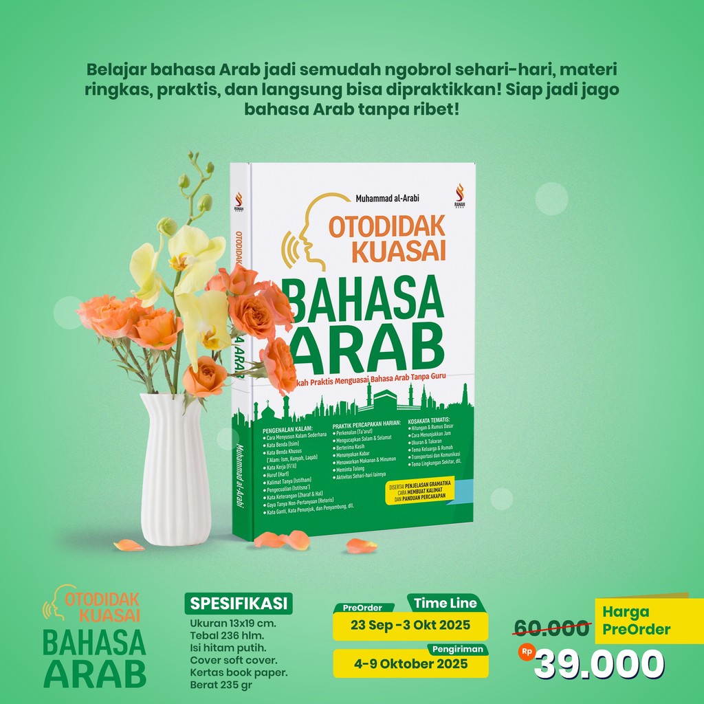Otodidak Kuasai Bahasa Arab, Belajar Bahasa Arab, Buku Bahasa Arab [Ranah Buku]
