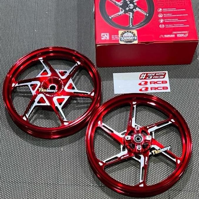 Velg Rcb Racing Boy Ct600 Cnc Wheel Vario 125/150 / 160 Cbs All Series Pcx Cbu Original Kualitas Ter