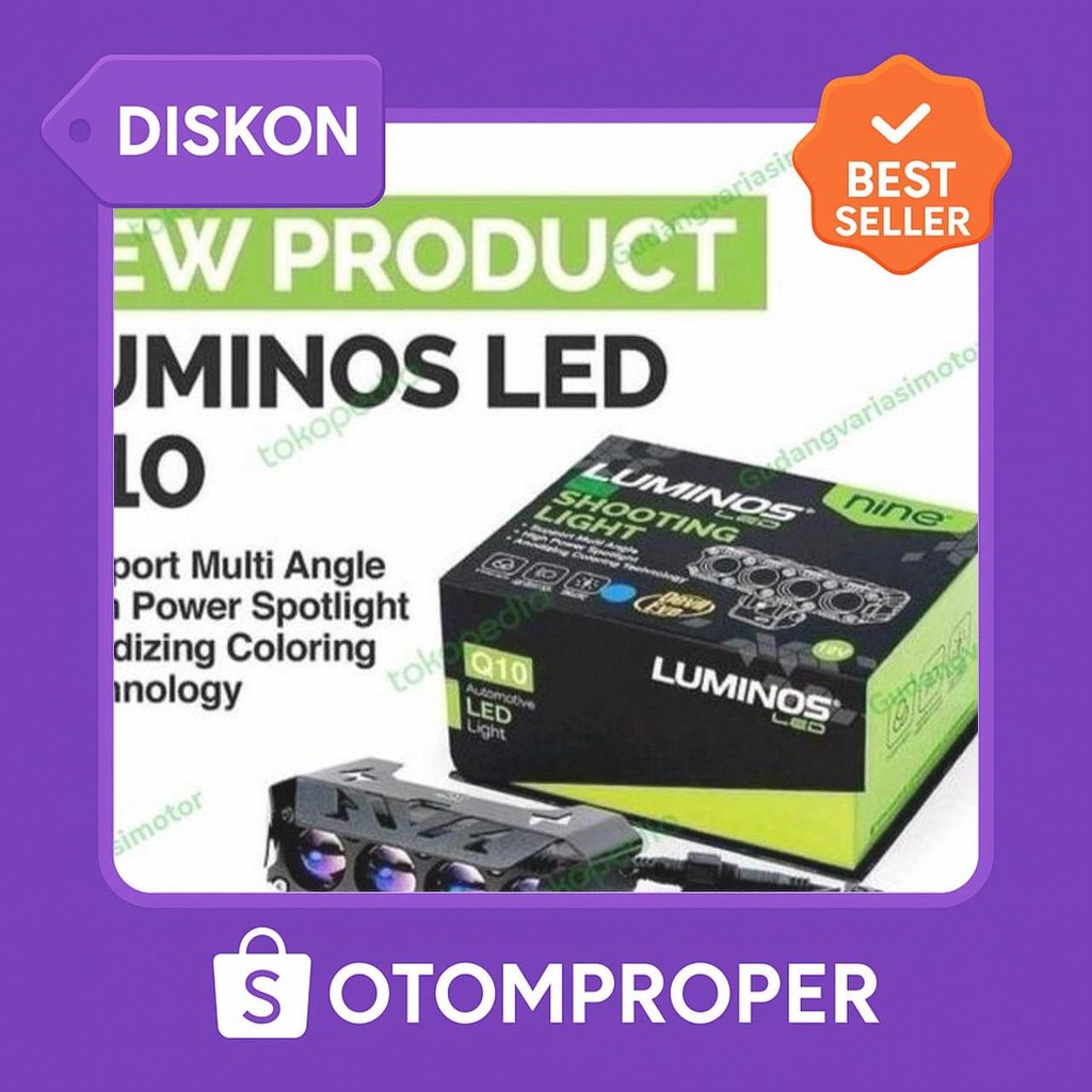 luminos led Q10 harga satuan, lampu tembak laser super terang...