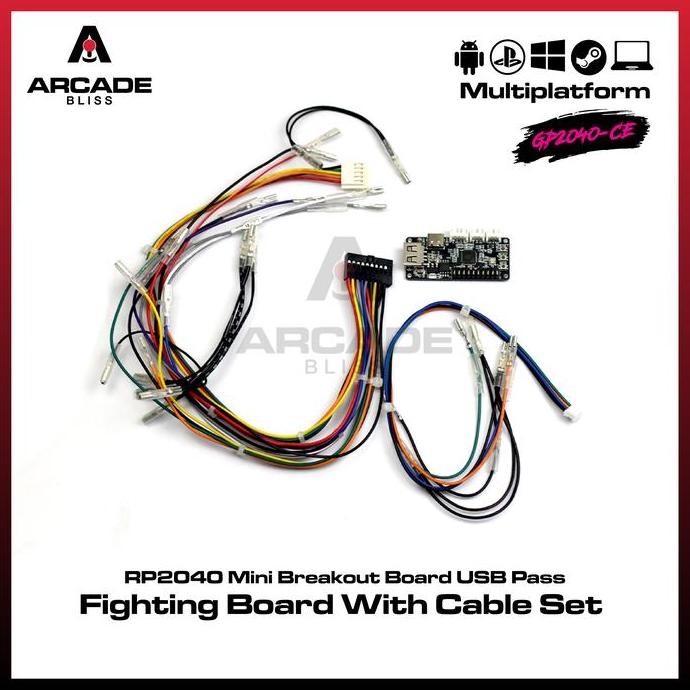 GP2040-CE RP2040 MINI BREAKOUT BOARD USB PASSTHROUGH FIGHTING CONTROLLER ARCADE STICK DIY HITBOX PIC