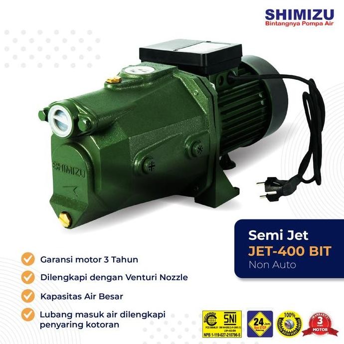 TERBARU Pompa Semi Jet Pump SHIMIZU JET 400 BIT / JET-400 BIT