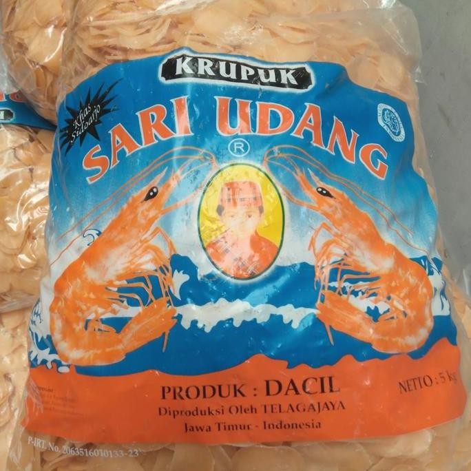 New krupuk sari udang merk dacil Food