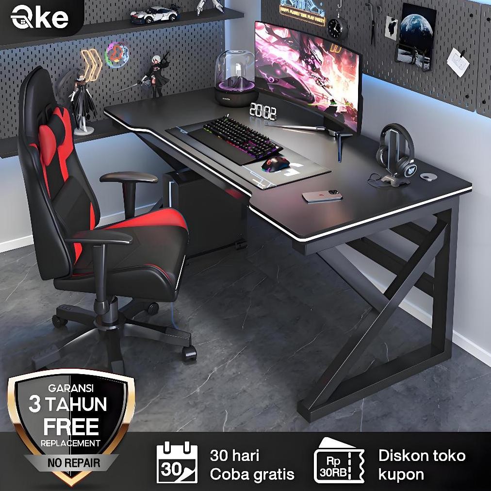Meja Gaming Minimalis Modern untuk Kantor dan BelajarMeja Komputer Meja Laptop Meja Belajar