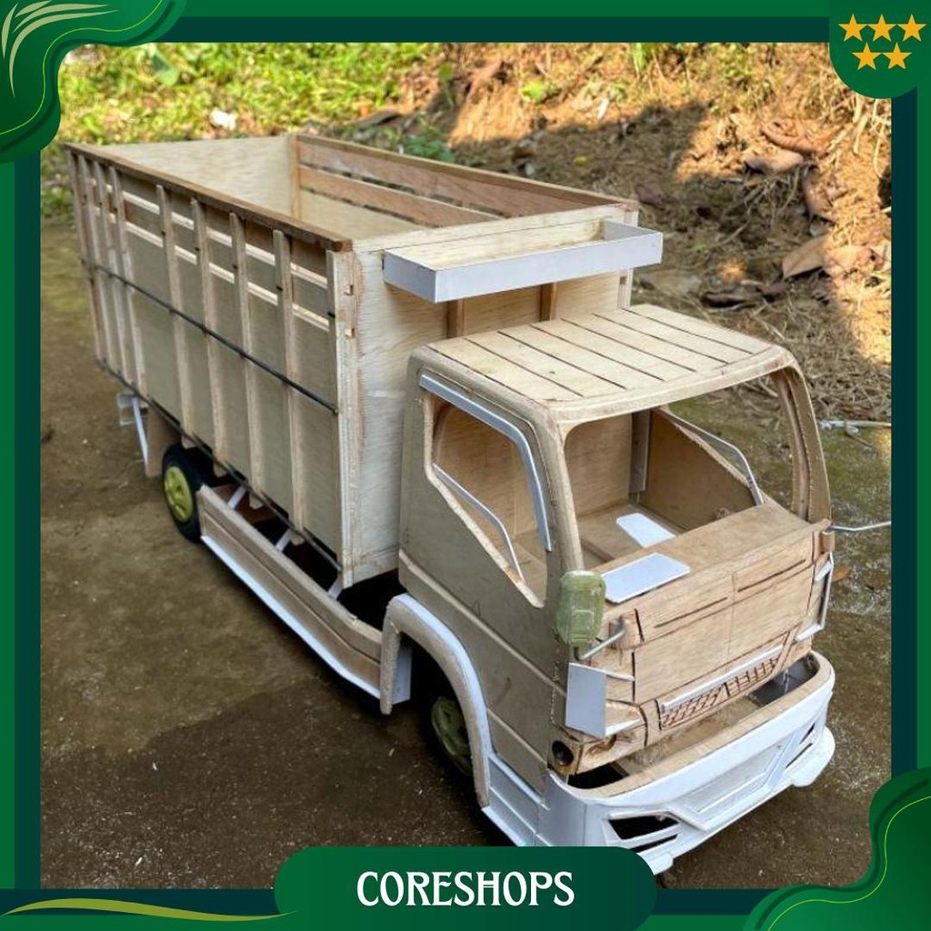 Miniatur Truk Oleng Canter Herex Mentahan Skla 12 Ori