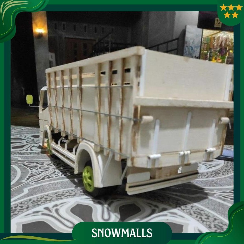 Miniatur Truk Oleng Stil Herex Skala 14 Ban Spon Gratis Ongkir