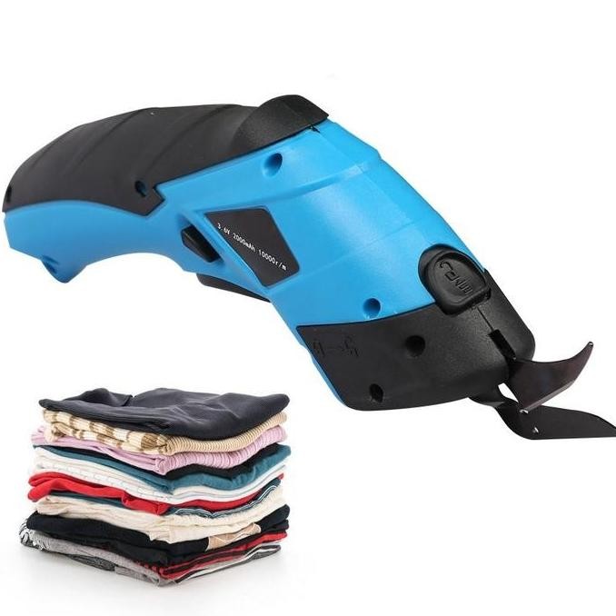 3.6V/2000Mah Gunting Elektrik Pemotong Kain Portabel Elektrik Kepala Pemotong Kain Tergantikan