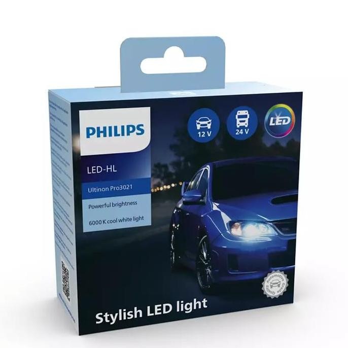 Bohlam H4 LED - HL- Original PHILIPS Ultinon Pro3021