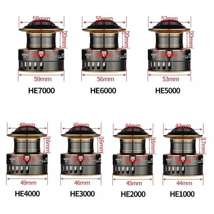 Reel Pancing Laut Kuat 50 Kg, Reel Pancing Murah Cuci Gudang, Spinning Fishing 5.2:1 Ball Bearing / 