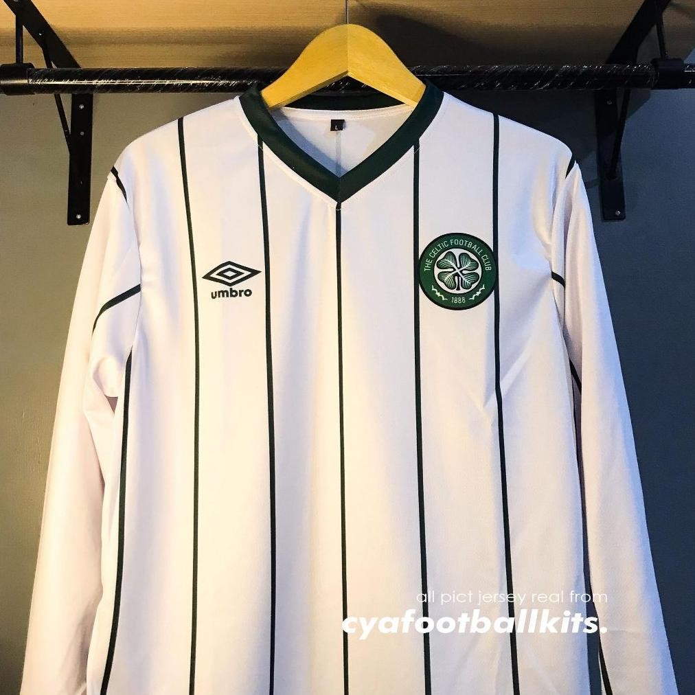 Jersey Celtic 1984 | Lengan Panjang | Jersey Celtic Vintage Retro | Jersey Bisa COD