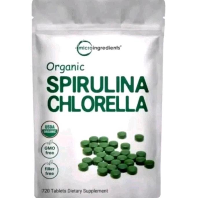 Organic SPIRULINA CHLORELLA Original 2609