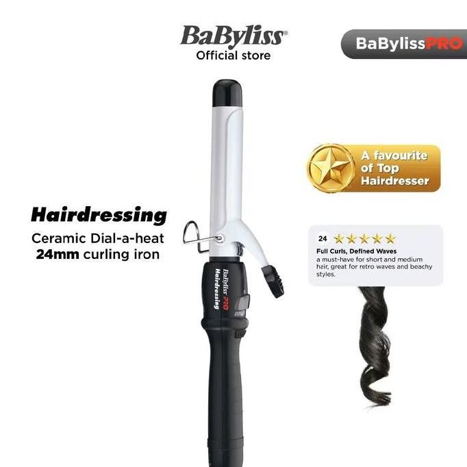 BaBylissPRO Ceramic Dial-a-heat 24 mm BAB2264CU-HK Catok Pengeriting Rambut Curly