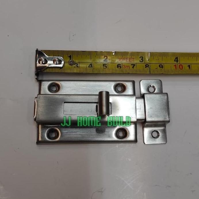 Slot Pintu / Grendel Pintu 3" inch Stainless