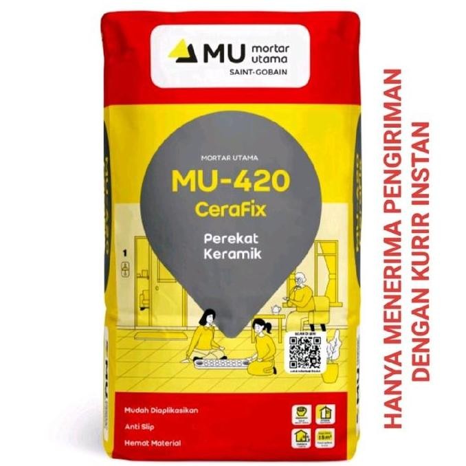 MU-420 CERAFIX 25 KG MORTAR UTAMA SEMEN INSTAN PEREKAT KERAMIK