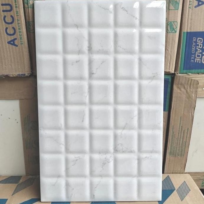 KERAMIK DINDING 25X40 GLOSSY ABU ABU GREY MOTIF GRANIT MARMER