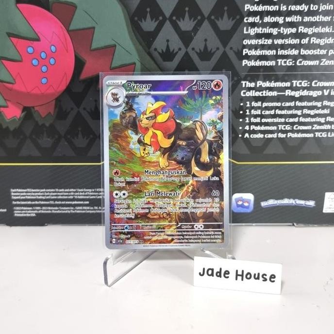New  Pyroar AR 077/073 (Hantaman Triplet) - Kartu Pokemon TCG Indonesia