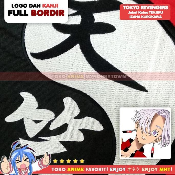 Ready  Jaket Jubah Coat Izana Kurokawa Tokyo Revengers ketua Yokohama Tenjiku Gang - Jaket Cosplay A