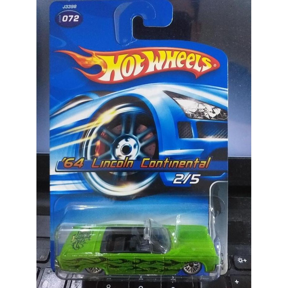 HOT WHEELS 64 LINCOLN CONTINENTAL HIJAU