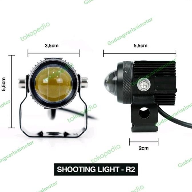 Luximos R2 Lampu Laser Projie Led Cree Super