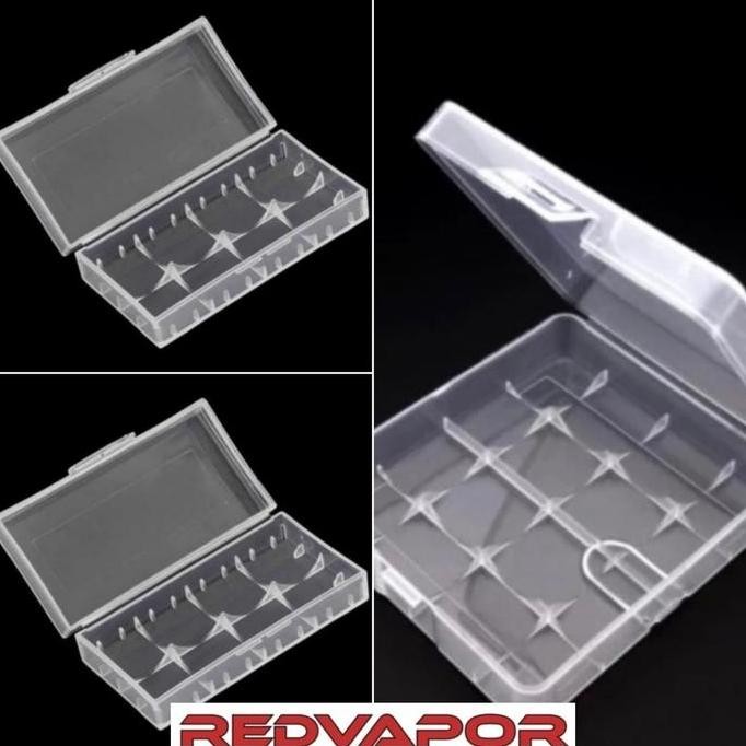 Case Batre / Kotak Baterai Plastik 18350 18650 21700 2 slot 4 slot
