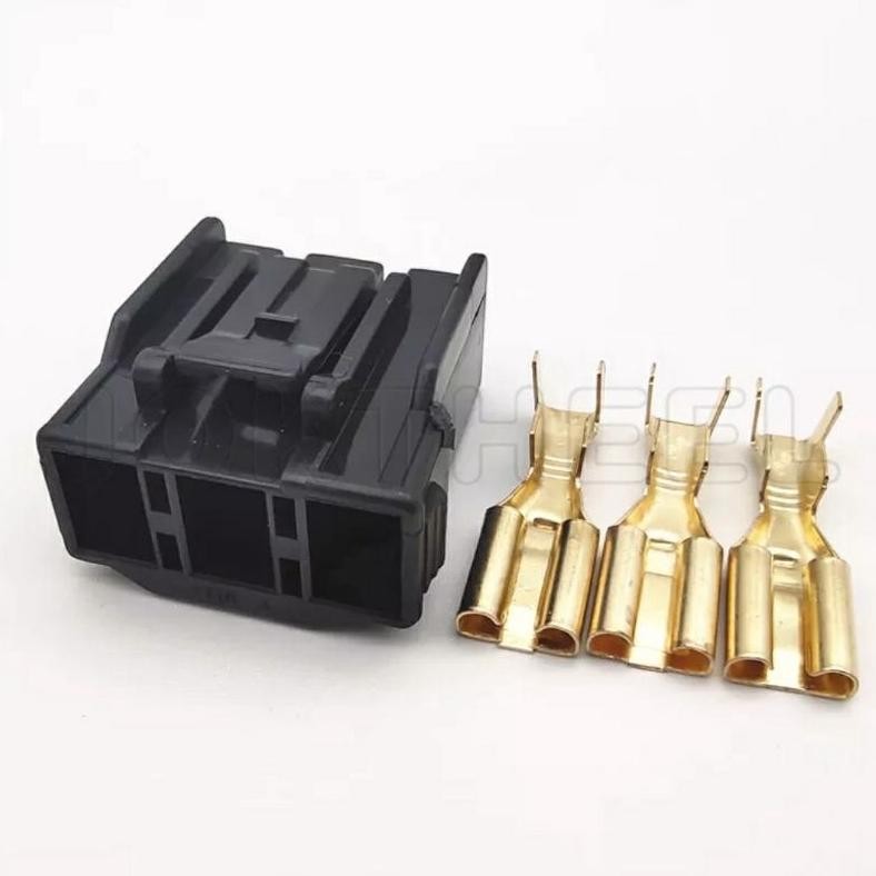 Terbaru - Soket ECU/ECM kiprok female 3 pin vario 125/150 PCX 150 ADV 150