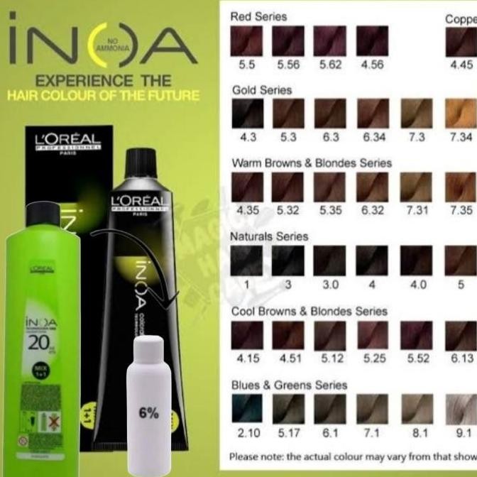 Cat rambut loreal inoa / Loreal inoa / Pewarna rambut inoa