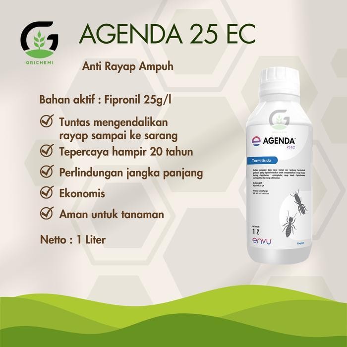 AGENDA 25 EC 1 LITER OBAT RAYAP ANTI RAYAP RUMAH BANGUNAN KAYU