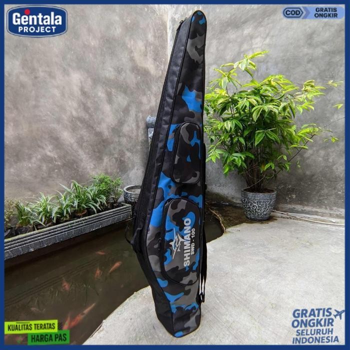 Best Seller Tas Pancing Ransel Jumbo Muat 3-4 Set Joran Anti Air Murah 80/100/120Cm Original