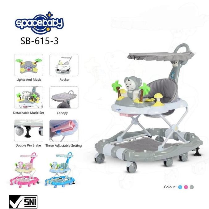 Baby Walker Space Baby Sb-615-3