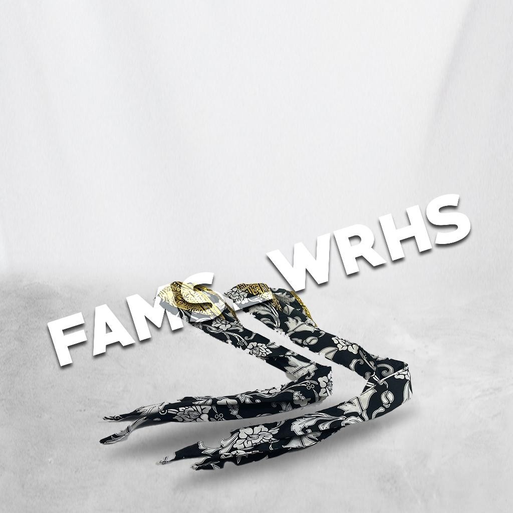 Udeng Bali Batik Hitam Motif Udeng Instan Siap Pakai