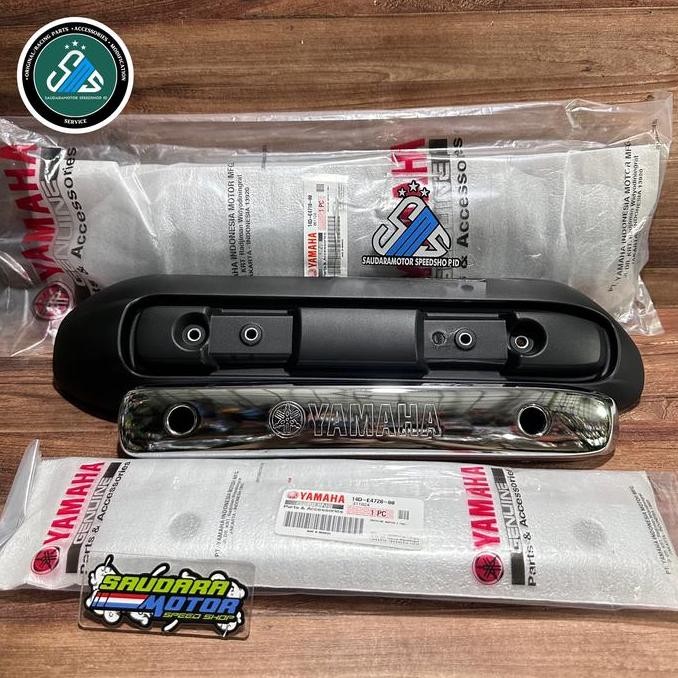 [Ygp 100% Asli] Cover Tameng Knalpot Dan List Tameng Knalpot Original Ygp (Yamaha Genuine Parts) Pnp