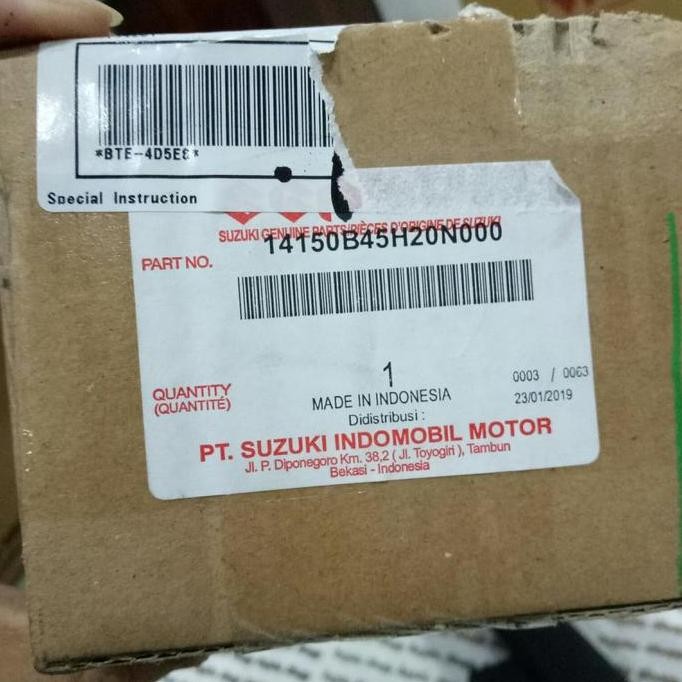 Leher Pipa Knalpot Suzuki Smash Titan Original Sgp