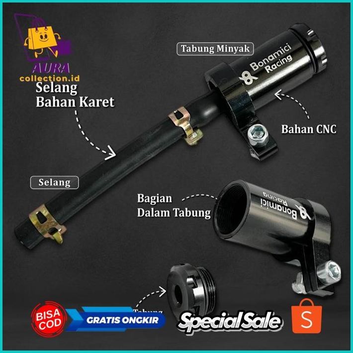 100% Ori Ukd- Tabung Minyak Rem Bonamici Tabung Master Rem Atas / Depan Original Full Cnc Import + S