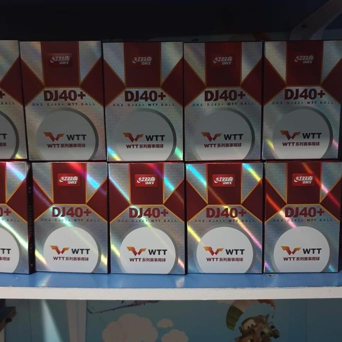 Bola Tenis Meja 3 Bintang Dhs Wtt Baru Original 100 Persen