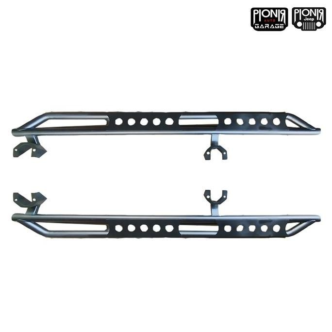 Side Step Tubular Model Smittybilt 4 Door Jeep Wrangler Rubicon JK Pijakan Kaki Model Smitybilt 4 Pi