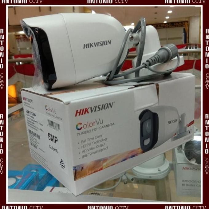 Camera Cctv Colour Vu 5Mp Turbo Hd Hdtvi By Hikvision