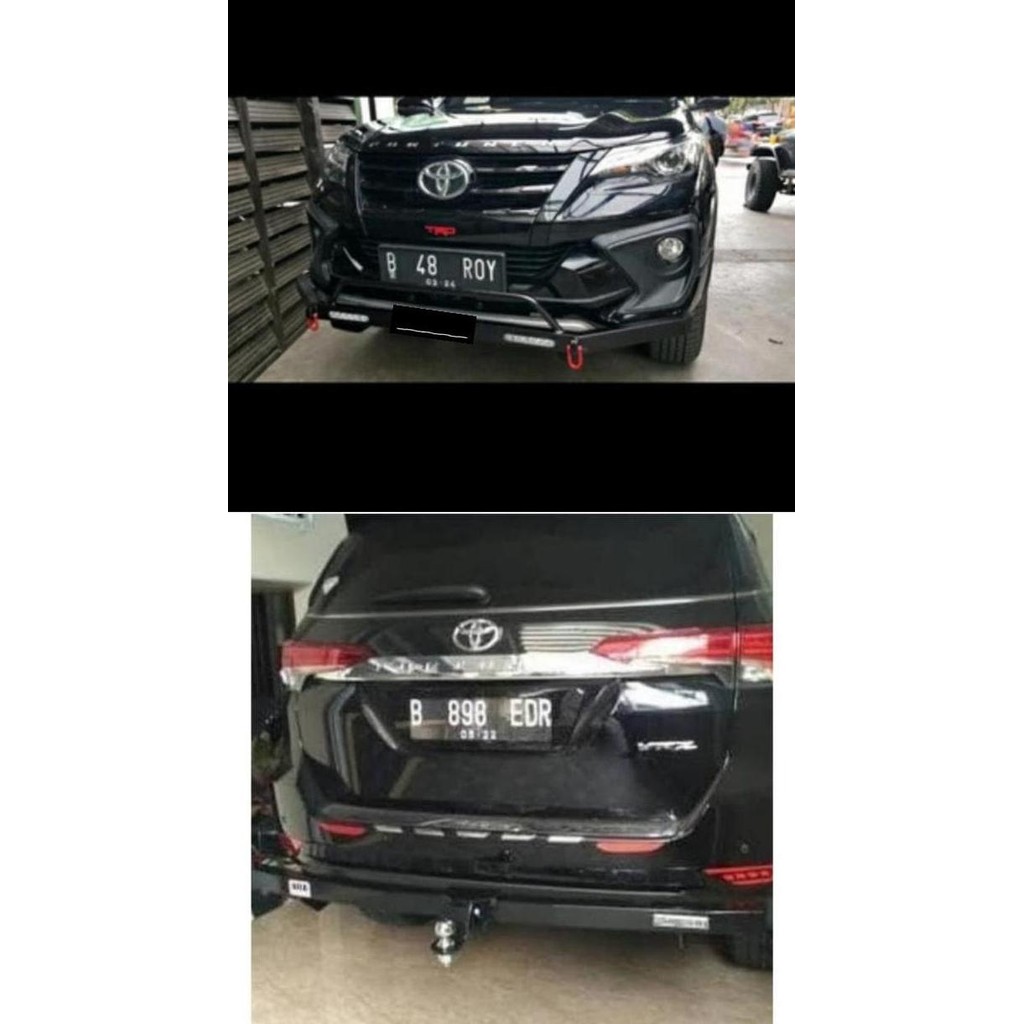 Paket Tanduk Depan + Towing ABelakang untuk Mobil FORTUNER