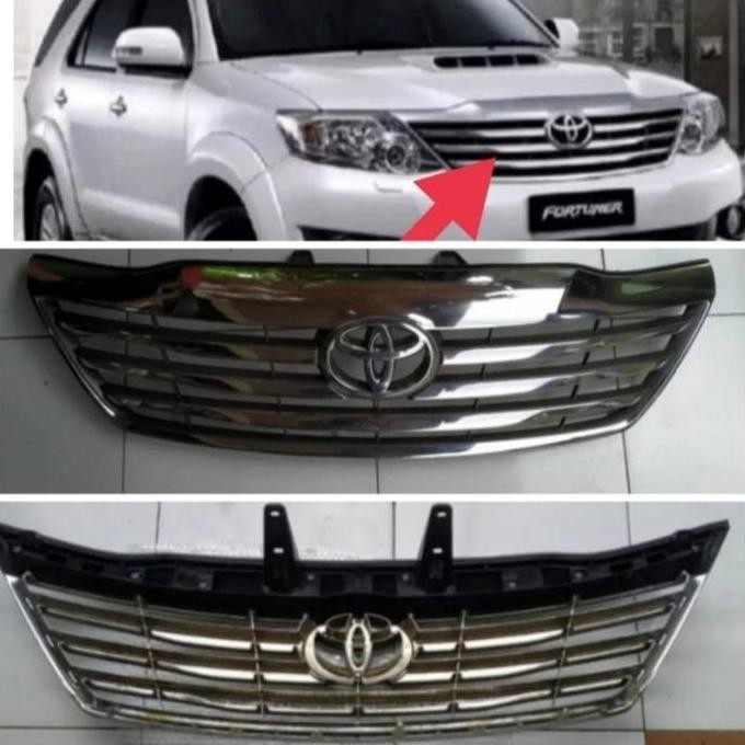 grill Fortuner TRD VNT ORINAL TOYOTA CHROME