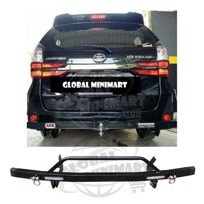 Tanduk Depan Besi LED + Towing Belakang Avanza / Xenia / Veloz 2019
