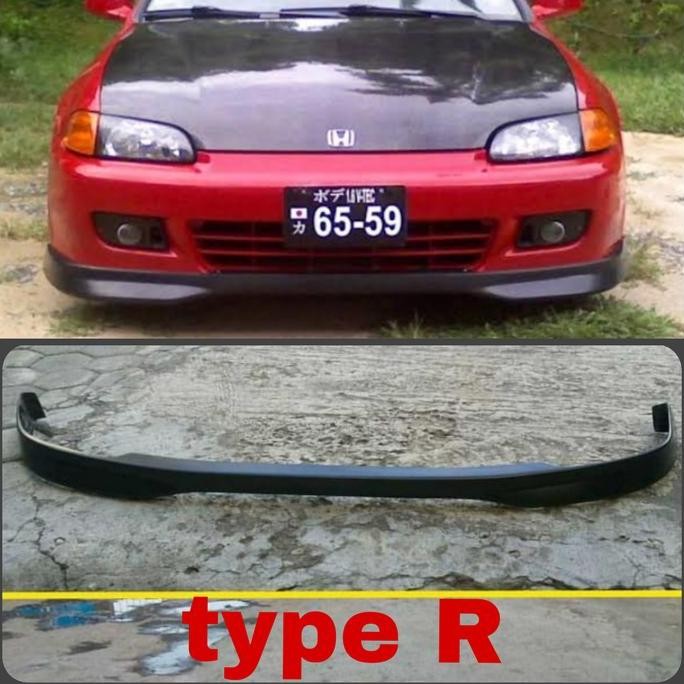 front lip lips bumper type r honda civic genio estilo ferio ES vti