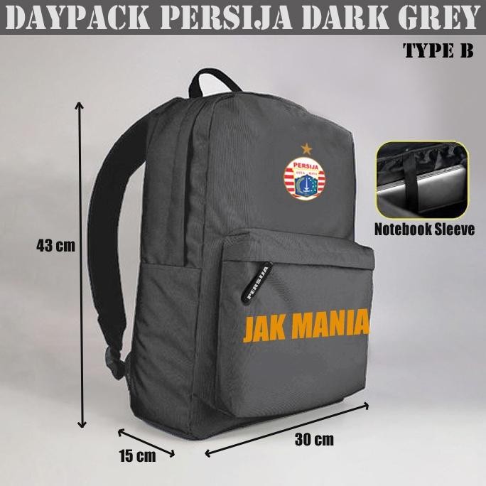 Promo.. Tas Sekolah Persija - Backpack Persija - Tas Anak Persija - Tas The Jak - Jak Mania Ka-152