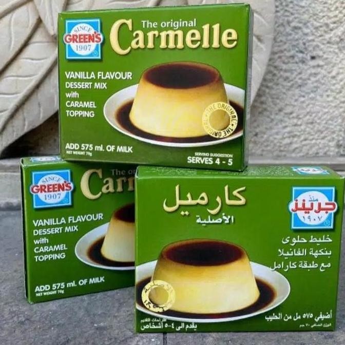 Puding CARMELLE Madu Rasa Susu Vanilla isi 70 gram Dessert Snack Agar WAR