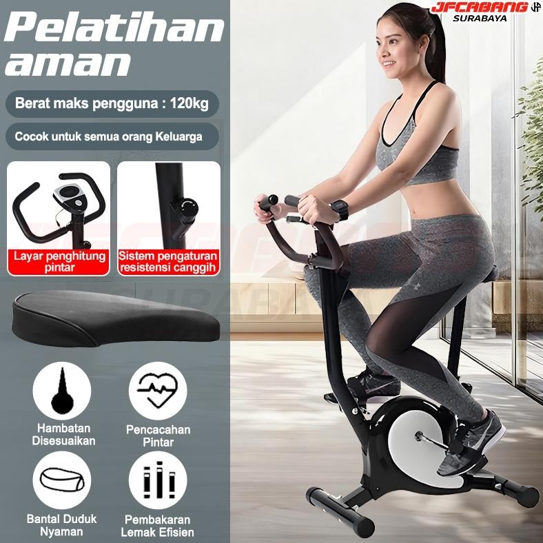 Spinning bikeSPORT Sepeda Statis Fitness Spinning Bike ExcericeAlat Gym Fitness RumahanAlat fitness 