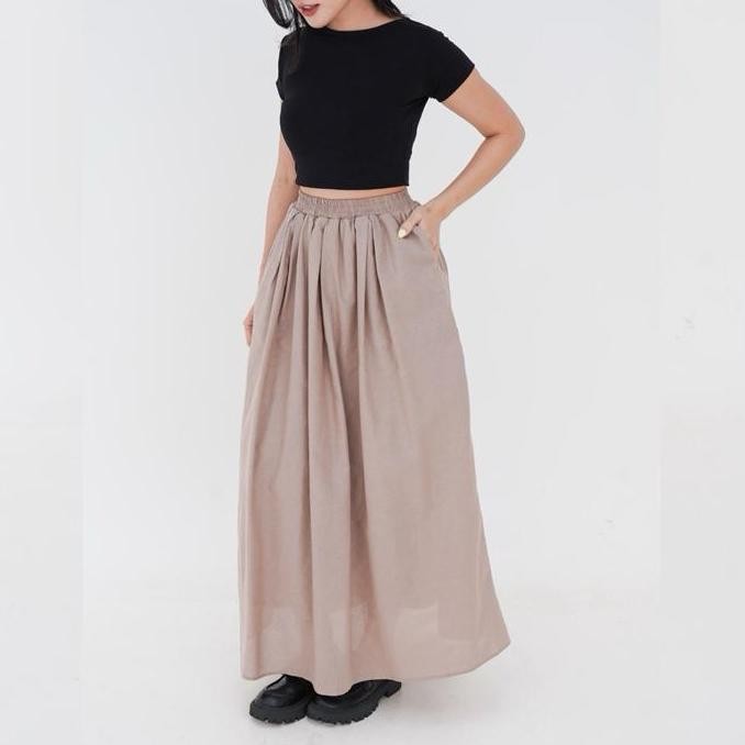 CAYNILV - Cania Skirt Rample Basic Linen