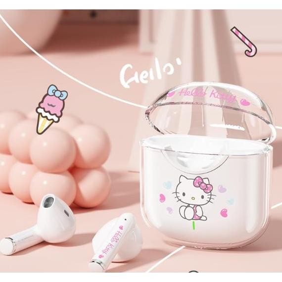 [BL-05] TWS Earbuds SANRIO Series / Earphone Wireless Karakter Sanrio / In-Ear Earbuds Nirkabel Kara