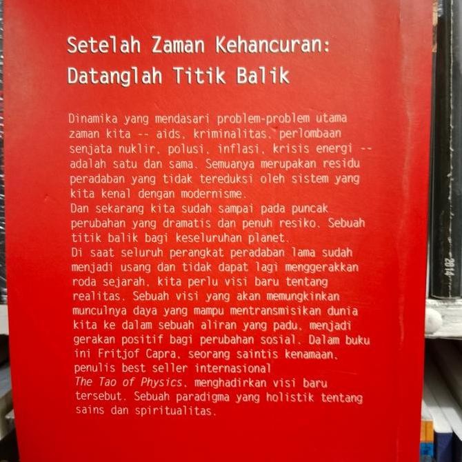 buku titik balik peradaban Original