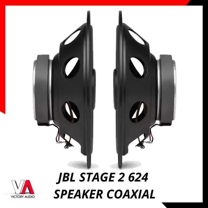 Speaker Coaxial 2-Way Jbl Stage2 624 6.5 Inch Mid Bass Tweeter 1 Set
